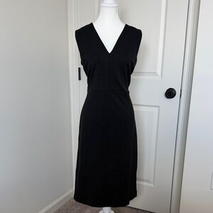 (NWT) Banana Republic Classic Black Midi Dress